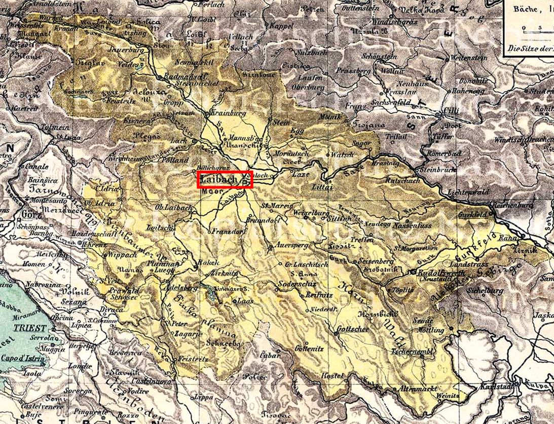 Kartenmacher in Krain